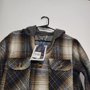 Plaid Hooded Jacket for Men